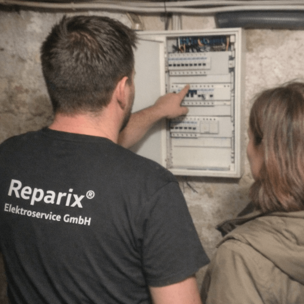 Erfahrener Handwerker bei der Diagnose eines defekten Haushaltsgeräts